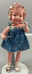 Muñeca Shirley Temple de composición japonesa antigua de 7 Adorable! 18158 - Imagen 1 de 12