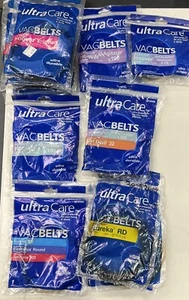 Lot Of 8 Ultra Care Hoover Vacuum Belt Select & Lot Of 5 Ultra Care Eureka - Picture 1 of 1