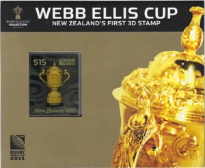 NEW ZEALAND : 2011 Webb Ellis Cup $15 in special display folder SG3313 MNH - Picture 1 of 1