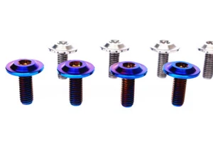 LOTE4 M6x16mm M8x25mm GR5 Titanio Tornillos Decorativos para Motocicleta - Imagen 1 de 10