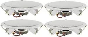 4 x Einbaulautsprecher Decken Lautsprecher weiß Ø 179mm 80 Watt 8 Ohm 21404 - Bild 1 von 7