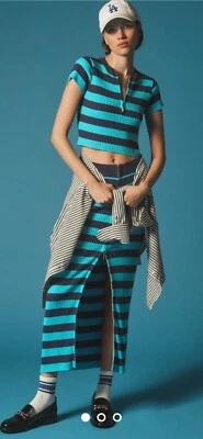 Falda Suéter Tejida Daily Practice by Anthropologie Talla S Streetwear Boho Artística Foto 1 de 4