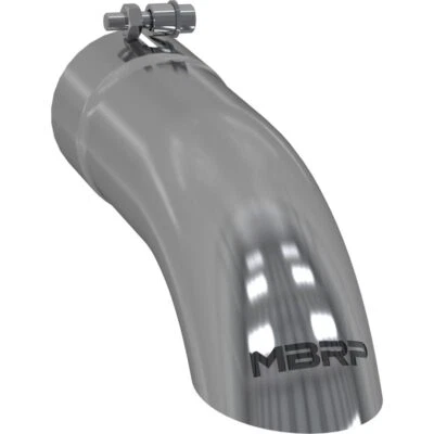 MBRP 12" Stainless Steel Exhaust Tip Turn Down 3.5" Inlet 3.5" Outlet T5080 - Image 1 of 2
