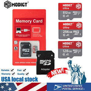 Lot Modigt Micro SD Card 32GB 64GB 128GB 256GB TF Class 10 for Smartphone Tablet