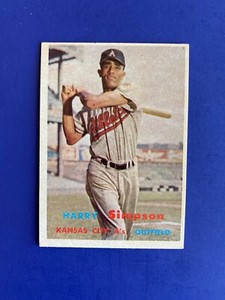 1957 Topps Set Break HARRY SIMPSON # 225 NM-MINT or better  *JSRCARDS*