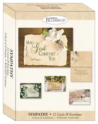 S22608 - VINTAGE FLORAL - SYMPATHY - KJV - Image 1 of 4