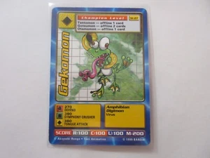 Gekomon 1999 Digimon Trading Card LP - Picture 1 of 2