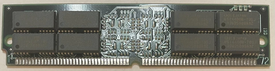 OKI DRAM Unbuffered 4MB 72pin OKI MSC23132-70DS8 - Image 1 of 2