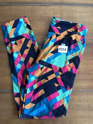 New #0314 LuLaRoe OS Leggings Beautiful GEOMETRIC Print  LP20 - Image 1 of 4