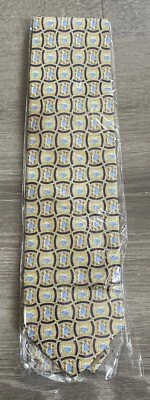 Corbata promocional PFIZER TIE VIAGRA - Para hombres Píldoras DORADO Medicina Seda - Nueva Foto 1 de 3