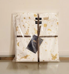 Pottery Barn HARRY POTTER™ Enchanted Night Sky Pajama Set SMALL White & Gold - Picture 1 of 4