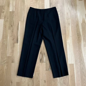 Folio Saks Fifth Avenue Pants Women’s Size 16 Black Vintage Lined Wool Blend - Picture 1 of 12