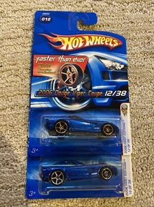 Hot Wheels Blue DODGE VIPER COUPE Pair 2006 1st Ed #012 FTE Faster Than Ever OH5 - Picture 1 of 11