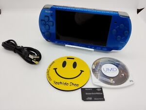 Sony PSP 3000 Blossom Blue Console w/Charger playstation portable [Region Free]