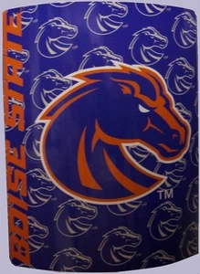Blanket Fleece Throw NCAA Boise State Broncos NEW 50”x60” with protective sleeve - Picture 1 of 2