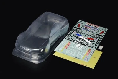 Tamiya 1/10 Peugeot 306 Maxi Clear Body Parts Set 51753 - Image 1 of 2