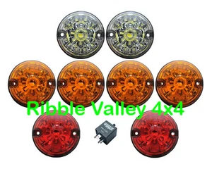 KIT DE ACTUALIZACIÓN DE LÁMPARA LED DEFENDER LAND ROVER DEFENDER LUCES LED WIPAC 73MM DA1192 - Imagen 1 de 1