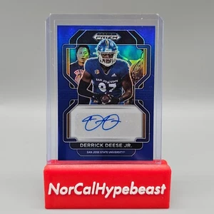 2023 Panini Prizm Draft Picks Football Derrick Deese Jr. Rookie Auto Blue /149 - Picture 1 of 3
