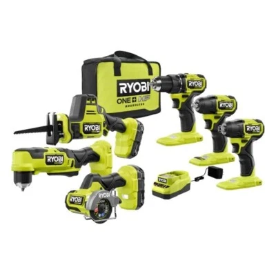 RYOBI CANADA 18V Brushless Compact 6-Tool Kit - Image 1 of 4