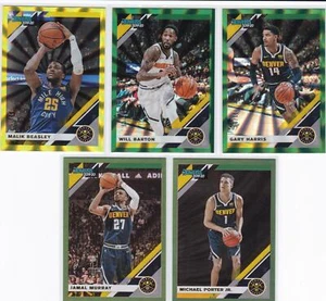 2019/20 Donruss Lot DENVER NUGGETS Yellow Laser /25, Green Laser /99 Green Flood - Picture 1 of 1