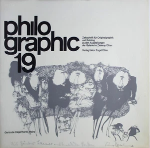 GERTRUDE DEGENHARDT - Philographic 19. 4 handsignierte + 2 unsignierte Drucke - Bild 1 von 12