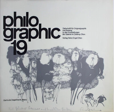 GERTRUDE DEGENHARDT - Philographic 19. 4 handsignierte + 2 unsignierte Drucke - Bild 1 von 4