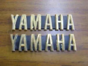 Vintage Genuine Yamaha Decal Emblem Used Velcro Decals - Picture 1 of 4