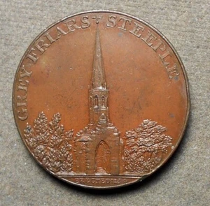 Great Britain 1797 Half Penny Warwickshire 259, Coventry Conder Token Grey Friar - Picture 1 of 2