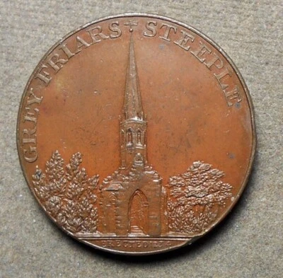 Great Britain 1797 Half Penny Warwickshire 259, Coventry Conder Token Grey Friar - Image 1 of 2