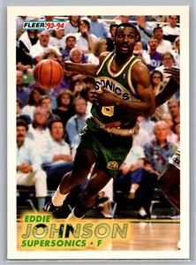 Eddie Johnson 1993-94 Fleer BASKETBALL #198 Seattle SuperSonics - Picture 1 of 2