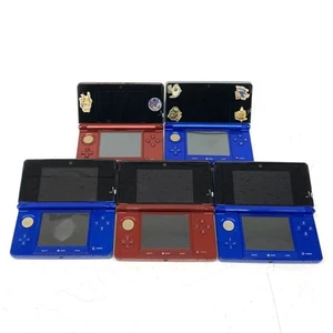 Junk Nintendo 3DS CTR-001 Red Blue Console 5 set Japan ver HK24845228 - Picture 1 of 10