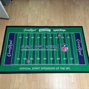 Crown Royal NFL Field Big Floor Mat/ Rug 58”x35” - Picture 1 of 9