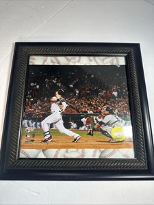 2007 BOSTON RED SOX WORLD SERIES CHAMPIONS GERAHMTES FOTO DUSTIN PEDROIA - Bild 1 von 4
