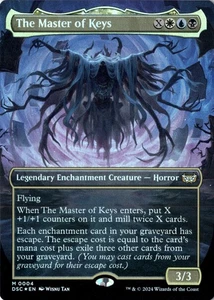 The Master of Keys (Borderless) Foil Commander: Duskmourn: House of Horror 4 LP - Picture 1 of 2