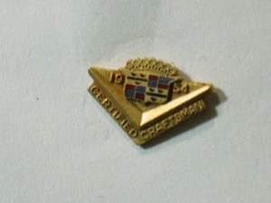 1954 Cadillac Certified Craftsman Mechanics Service Award Pin , Screwback, (**) - Picture 1 of 1