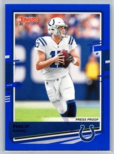 2020 Donruss #21 Philip Rivers Press Proof Blue - Bild 1 von 2