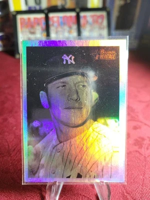 Inserto de lámina Bowman Heritage 2007 Mickey Mantle #2 de 5. Foto 1 de 2