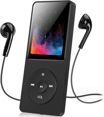 Lettore MP3 Bluetooth, 32GB Lettore MP4 Portatile Hifi Lossless Sound, MP3 Playe - Immagine 1 di 4