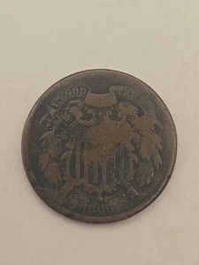 1866 United States 2 cent piece - Picture 1 of 6