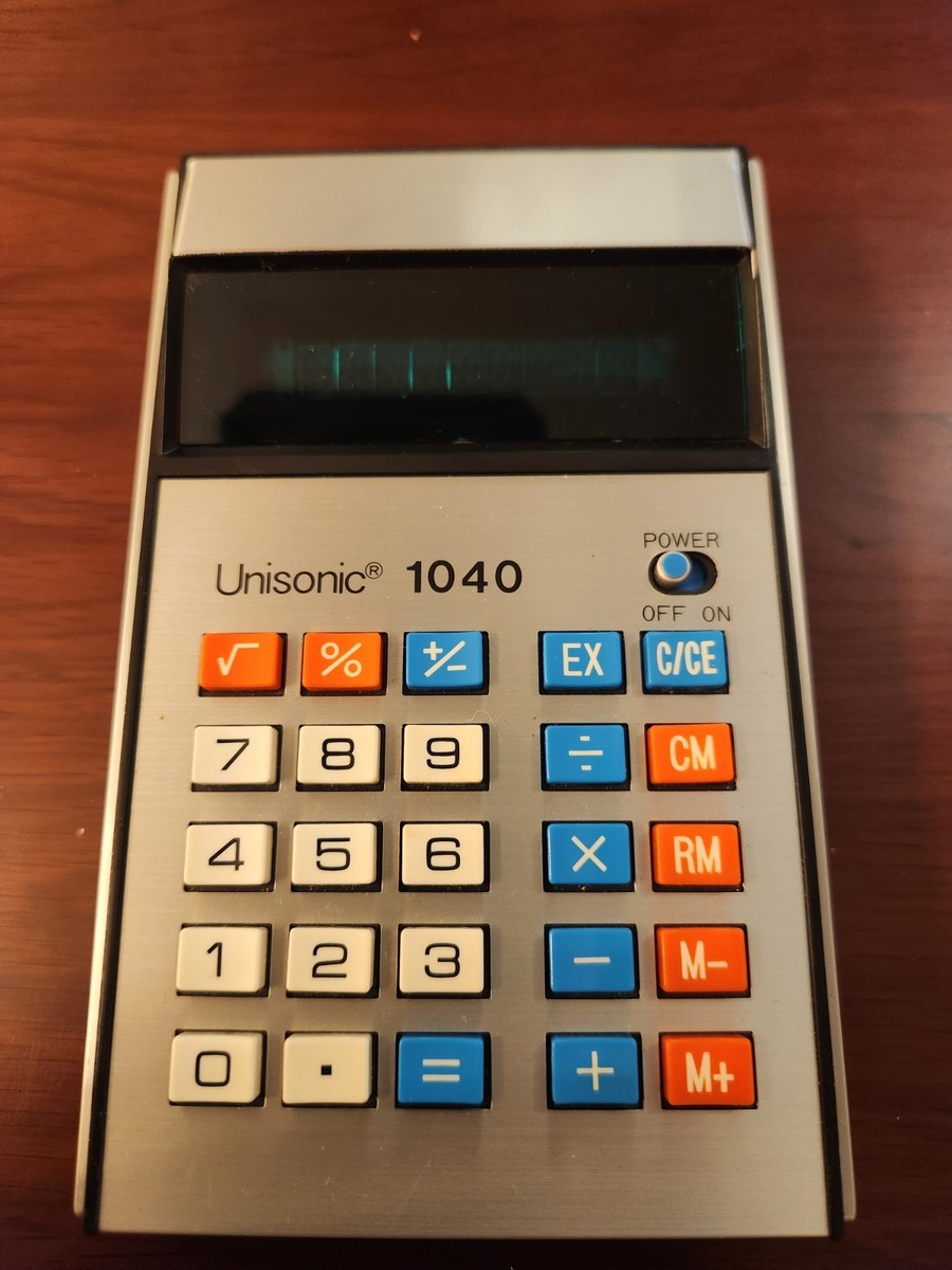 60'S 70'S ヴィンテージ 美品 LED 電卓 Unisonic 21 60'S 70'S