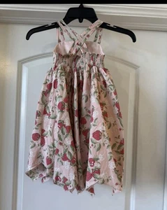 Cynthia Rowley Strawberry Sundress Handkerchief Hem size 4T - Picture 1 of 14