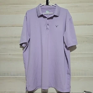 Callaway Golf Poloshirt Opti Dri Performance Lila Kurzarm Herren Größe XL - Bild 1 von 13