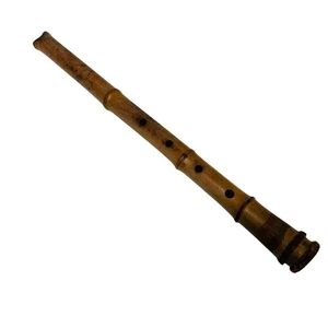 Shakuhachi Bambusflöte Handarbeit japanisches Blasinstrument klassischer Bambus - Bild 1 von 5
