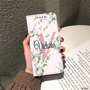 Flower Pattern Phone Case Wallet Cards Cover For iPhone 16 Pro 15 13 14 12 11 16 - Picture 1 of 81