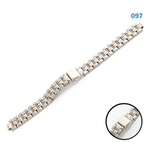 Cinturino in metallo svizzero da 12 mm colore argento acciaio inossidabile or... - Foto 1 di 3