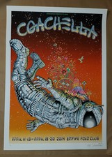 Emek Coachella Poster 2014 GID Sunset Variant