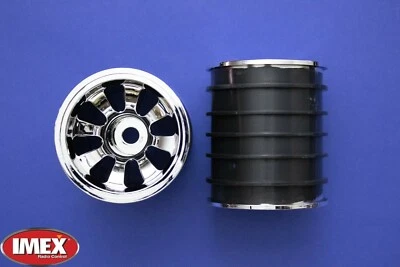 Aros cromados IMEX Sayville 17mm (1 par) - Imagem 1 de 4