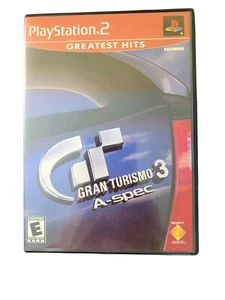 Vintage 2001 Gran Turismo 3 A-Spec PS2 mit Buch - Bild 1 von 3