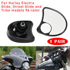 For Harley for Electra Glide Street Glide 96+Rearview Side Mirrors Fairing Mount