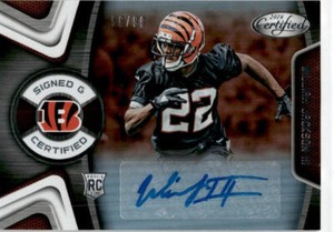 2016  Panini Certified Signed and Certified William Jackson III #SC-WJ SN99